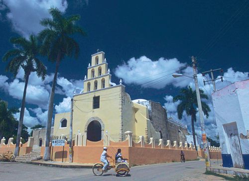 Iglesia de Chumayel en Yucatán.