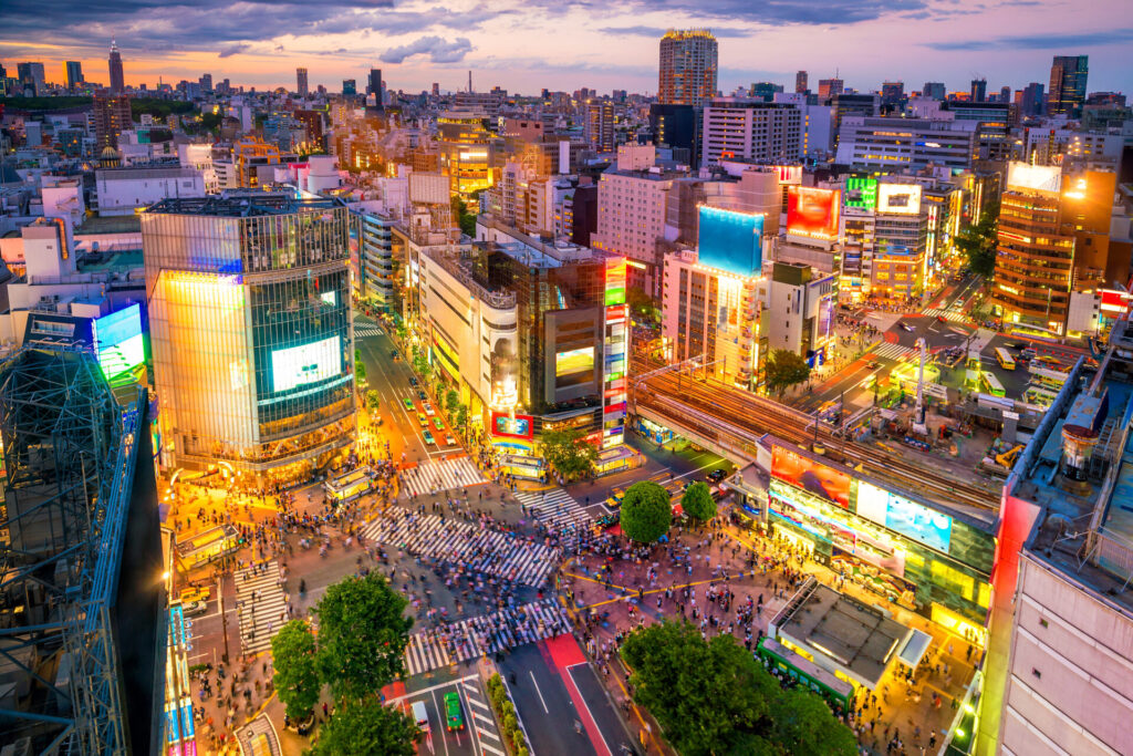 Shibuya Crossing. Tokyo, Japan